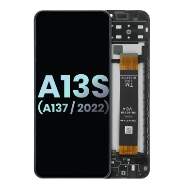 Дисплейний модуль (LCD) з рамкою для Samsung Galaxy A13s 5G (A137 / 2022) (Service Pack) (Всі кольори)