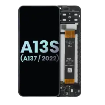 Дисплейний модуль (LCD) з рамкою для Samsung Galaxy A13s 5G (A137 / 2022) (Service Pack) (Всі кольори)