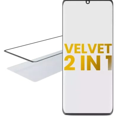 Скло екрана 2 в 1 з попередньо встановленим OCA для LG Velvet
