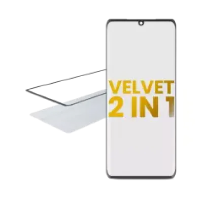 Скло екрана 2 в 1 з попередньо встановленим OCA для LG Velvet