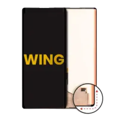 Основний екран дисплейний модуль (OLED) без рамки для LG Wing 5G (Refurbished) (US Version) (усі кольори)