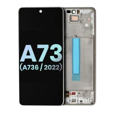 Дисплейний модуль (OLED) для Samsung Galaxy A73 5G (A736 / 2022) (Service Pack) (сірий)