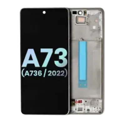 Дисплейний модуль (OLED) для Samsung Galaxy A73 5G (A736 / 2022) (Service Pack) (сірий)