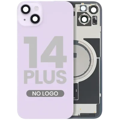 Заднє скло з магнітом MagSafe для iPhone 14 Plus (без логотипу) (Aftermarket) (Purple)