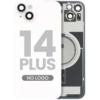 Заднє скло з магнітом MagSafe для iPhone 14 Plus (Aftermarket) (Starlight) (без логотипу)