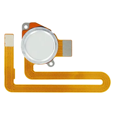 Датчик відбитків пальців зі шлейфом для Motorola Moto G8 Power (XT2041-1 / XT2041-3 / 2020) (біла)