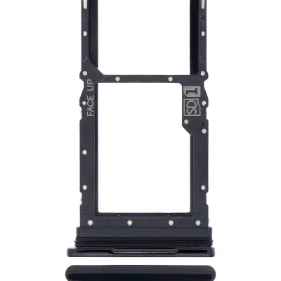 Лоток SIM для Motorola Moto G8 Power (XT2041-1 / XT2041-3 / 2020) (Smoke Black)