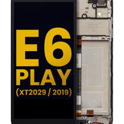 LCD Assembly With Frame For Motorola Moto E6 Play (XT2029 / 2019) (Refurbished) (All Colors)