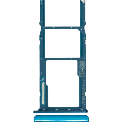 Dual Sim Card Tray For Motorola Moto E6 Play (XT2029 / 2019) (Turquoise Blue)