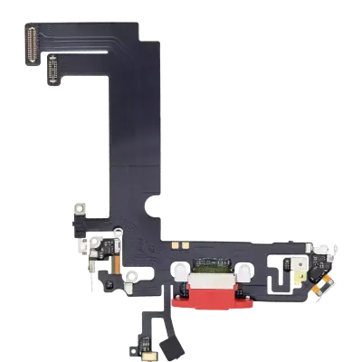 Charging Port Flex Cable For iPhone 12 Mini (Premium) (Red)