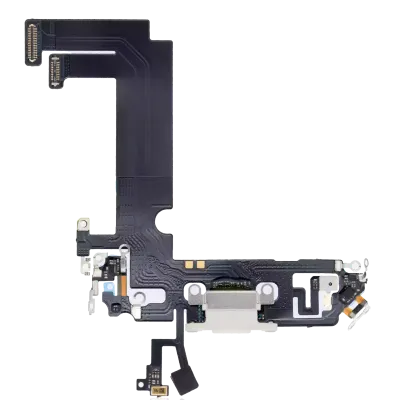 Charging Port Flex Cable For iPhone 12 Mini (Premium) (White)