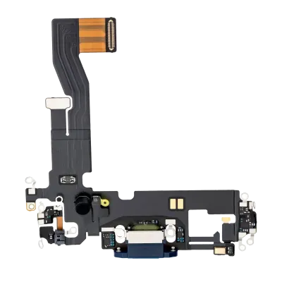 Charging Port Flex Cable For iPhone 12 Pro (Premium) (Pacific Blue)