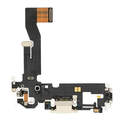 Charging Port Flex Cable For iPhone 12 Pro (Premium) (Gold)