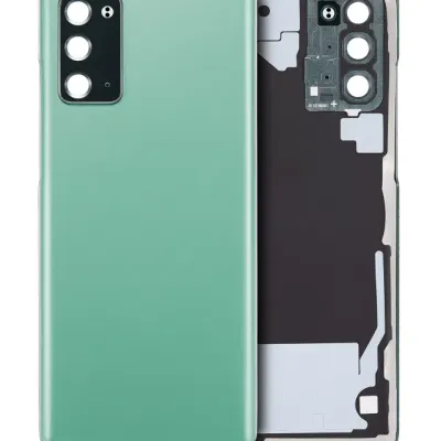 Back Cover Glass With Camera Lens For Samsung Galaxy Note 20 5G (No Logo) (Aftermarket Plus) (Mystic Green)