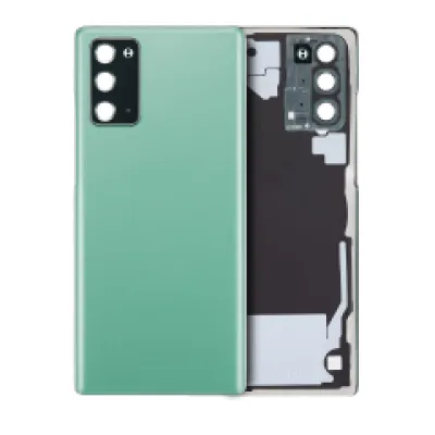 Задня кришка зі склом камери для Samsung Galaxy Note 20 5G (No Logo) (Aftermarket Plus) (Mystic Green)