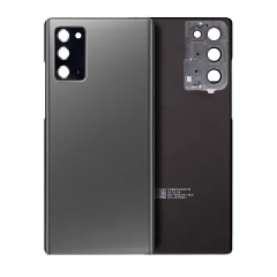 Задна кришка зі склом камери для Samsung Galaxy Note 20 5G (No Logo) (Aftermarket Plus) (Mystic Gray)