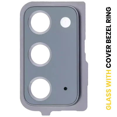 Back Camera Lens With Cover Bezel Ring For Samsung Galaxy Note 20 5G (Mystic Gray)