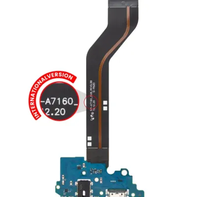 Роз'єм зарядки з гнізлом навушників для Samsung Galaxy A71 5G (A716B / A7160 / 2020) (International Version) (Premium)