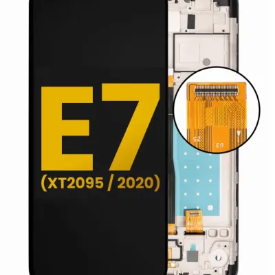 Дисплейний модуль (LCD) з рамкою для Motorola Moto E7 (XT2095 / 2020) (Refurbished) (всі кольори)