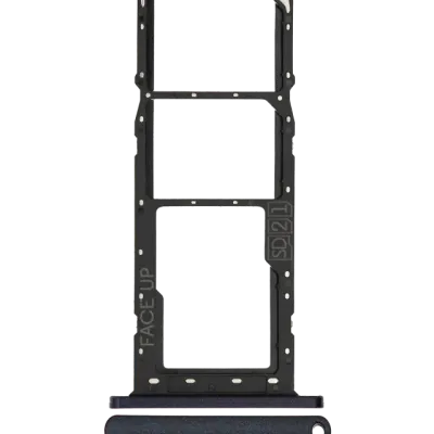 Dual Sim Card Tray For Motorola Moto E6S (XT2053 / 2020) (Peacock Blue)