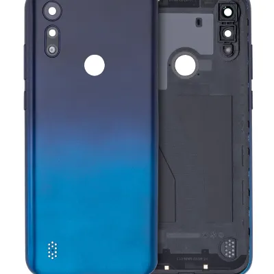 Задня кришка скла для Motorola Moto E6S (XT2053 / 2020) (Peacock Blue)