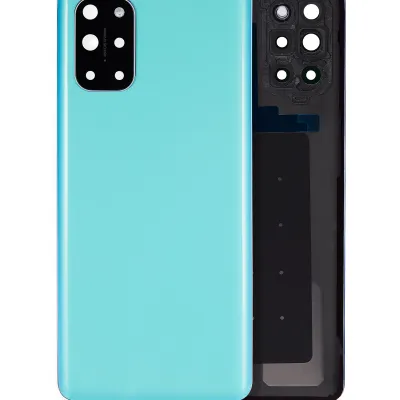 Заднє скло з скло камери для OnePlus 8T (Aftermarket Plus) (Aquamarine Green)