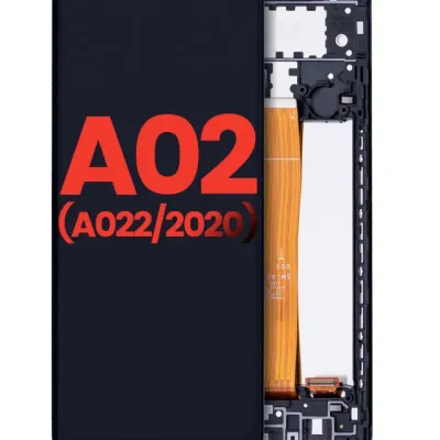 Дисплейний модуль (LCD) з рамкою для Samsung Galaxy A02 (A022 / 2020) (Aftermarket Plus: Incell) (усі кольори)