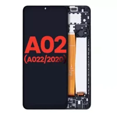 Дисплейний модуль (LCD) з рамкою для Samsung Galaxy A02 (A022 / 2020) (Aftermarket Plus: Incell) (усі кольори)