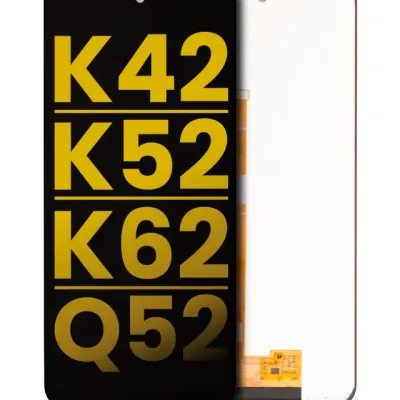 Дисплейний модуль (LCD) без рамки для LG K42 / K52 / K62 / Q52 (Refurbished) (чорний)