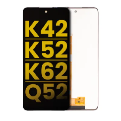 Дисплейний модуль (LCD) без рамки для LG K42 / K52 / K62 / Q52 (Refurbished) (чорний)