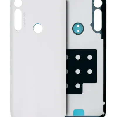 Задня кришка скла для Motorola Moto G Fast (XT2045-3 / 2020) (Pearl White)