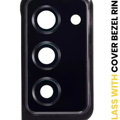Back Camera Lens With Cover Bezel Ring For Samsung Galaxy Z Fold 2 5G (F916) (Mystic Black)