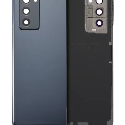 Задня кришка зі склом камери для Samsung Galaxy Z Fold 2 5G (Premium) (Mystic Black)