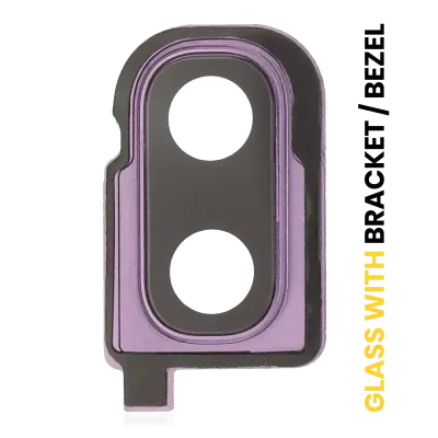Back Camera Lens With Bracket / Bezel For Samsung Galaxy Z Flip 4G (F700) / Z Flip 5G (F707) (Mirror Purple）