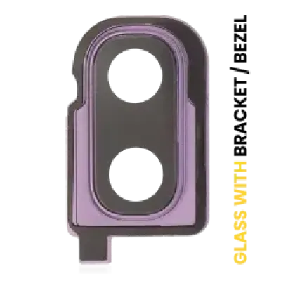 Скло камери з кріпленням для Samsung Galaxy Z Flip 4G (F700) / Z Flip 5G (F707) (Mirror Purple)