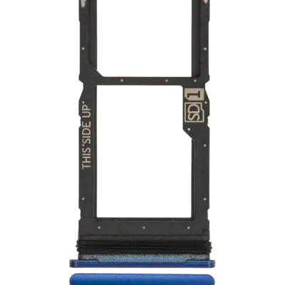 Лоток односимної SIM-карти для Motorola Moto One 5G Ace (XT2113-1/2 / 2021) (синій)