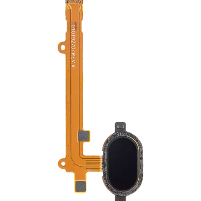 Home Button With Flex Cable For Motorola Moto Z2 Play (XT1710 / 2017) (Genuine OEM) (Black)
