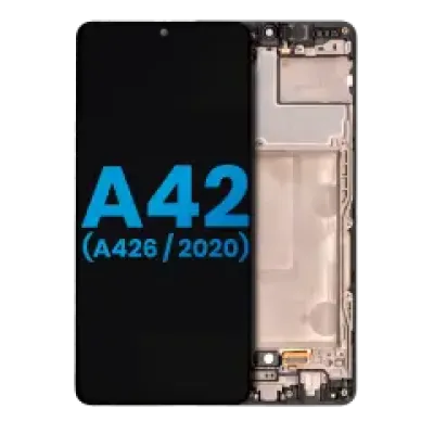 Дисплейний модуль (LCD) з рамкою (без сканера відбитків) для Samsung Galaxy A42 5G (A426 / 2020) (Aftermarket: Incell) (All Colors)