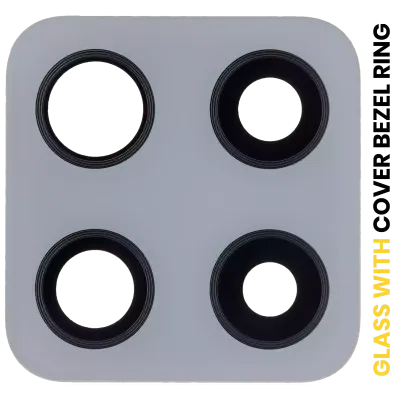 Back Camera Lens With Cover Bezel Ring For Samsung Galaxy A42 5G (A426 / 2020) (Prism Dot Gray)
