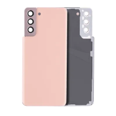 Задня кришка зі склом камери для Samsung Galaxy S21 Plus (No Logo) (Aftermarket Plus) (Phantom Pink)