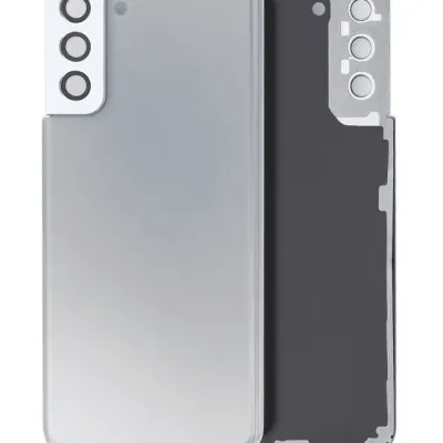 Задня кришка зі склом камери для Samsung Galaxy S21 Plus (No Logo) (Aftermarket Plus) (Phantom Silver)