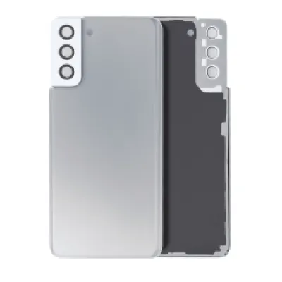 Задня кришка зі склом камери для Samsung Galaxy S21 Plus (No Logo) (Aftermarket Plus) (Phantom Silver)