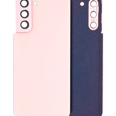 Задня кришка зі склом камери для Samsung Galaxy S21 5G (No Logo) (Aftermarket Plus) (Phantom Pink)