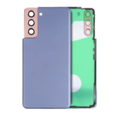 Задня кришка зі склом камери для Samsung Galaxy S21 5G (No Logo) (Aftermarket Plus) (Phantom Violet)