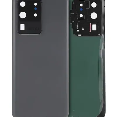 Задня кришка зі скло камери для Samsung Galaxy S20 Ultra (Service Pack) (Cosmic Gray)