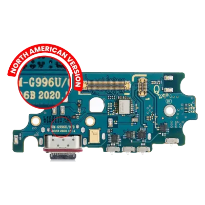 Плата зарядки з читачем SIM для Samsung Galaxy S21 Plus (G996U) (US Version) (Premium)