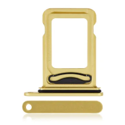 Лоток SIM (два слоти) для iPhone 14 / 14 Plus (жовтий)