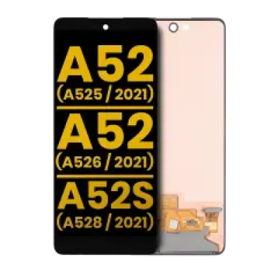 Дисплейний модуль (OLED) без рамки для Samsung Galaxy A52 4G (A525 / 2021) / 5G (A526 / 2021) / A52S 5G (A528 / 2021) (Refurbished) (всі кольори)