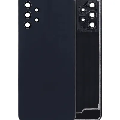 Задня кришка зі склом камери для Samsung Galaxy A32 5G (A326 / 2021) (Aftermarket Plus) (Awesome Black)