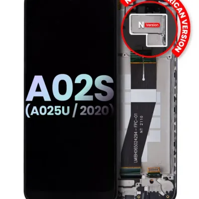 Дисплейний модуль (LCD) з рамкою для Samsung Galaxy A02S (A025U / 2020) (US Version) (Service Pack) (всі кольори)